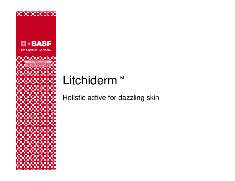 Litchiderm Presentation New Branding Update June2012