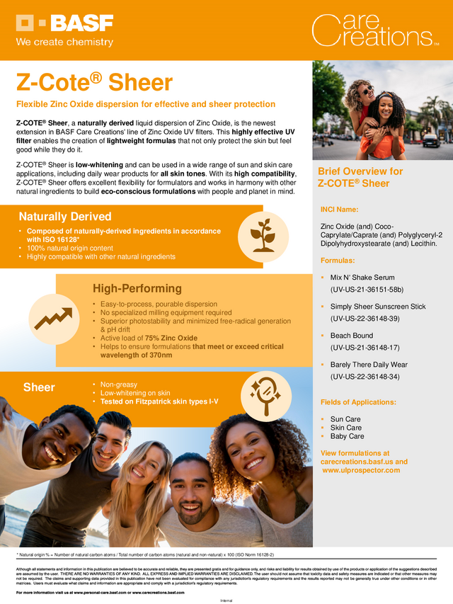 Z Cote Sheer OPP
