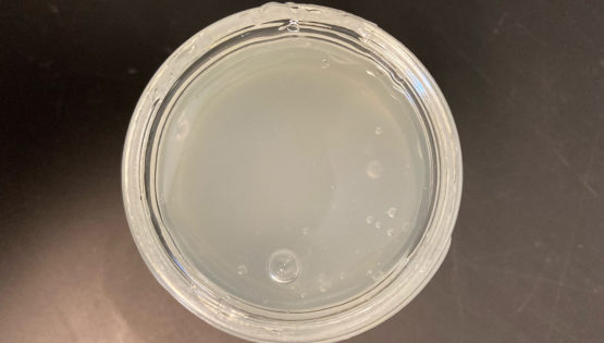 Strong and smooth gel