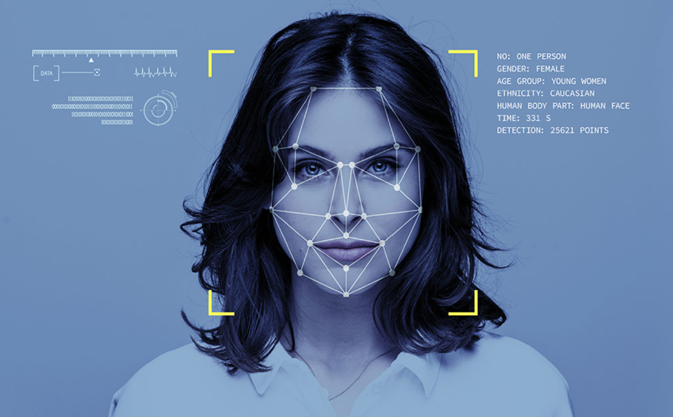 Elemental - Woman with augmented data on her face